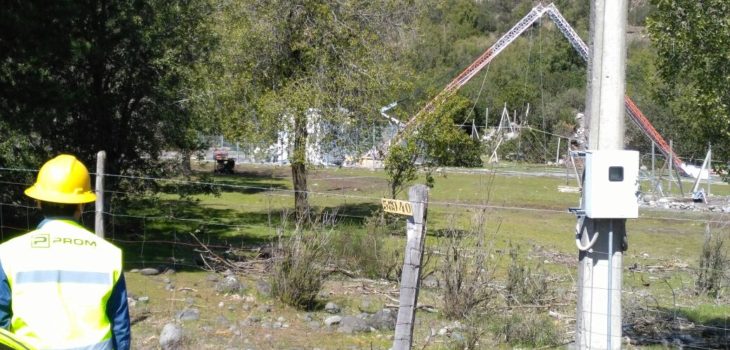Caída de antena celular en Antuco deja un trabajador muerto y otro herido de gravedad