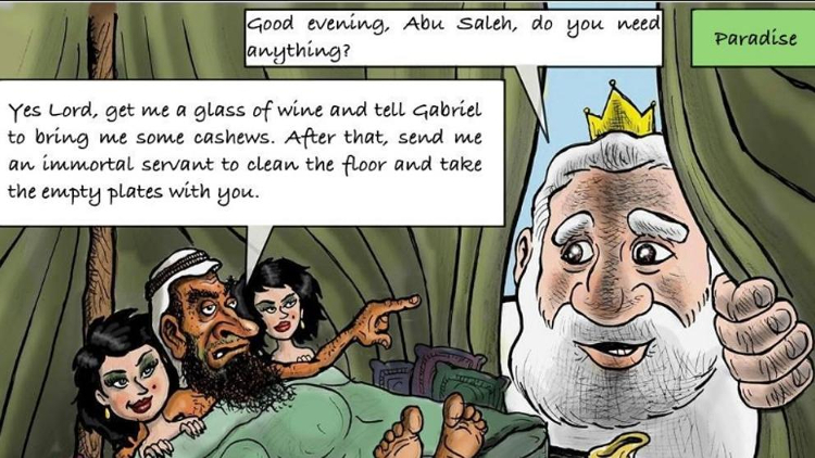 Caricatura contra el Islam
