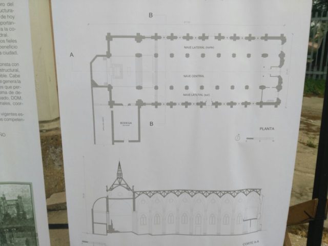 Planos de la remodelación de Parroquia XII Apóstoles de Valparaíso 