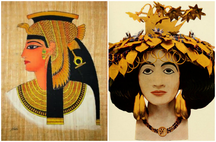 Cleopatra y Puabi de Ur usaban labios rojos