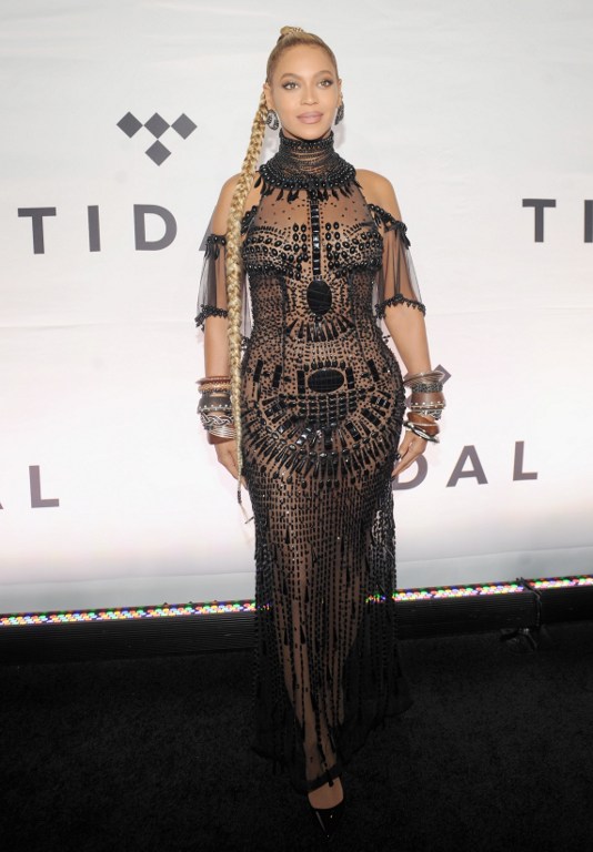 NEW YORK, NY - OCTOBER 15: Beyonce attends TIDAL X: 1015 on October 15, 2016 in New York City.