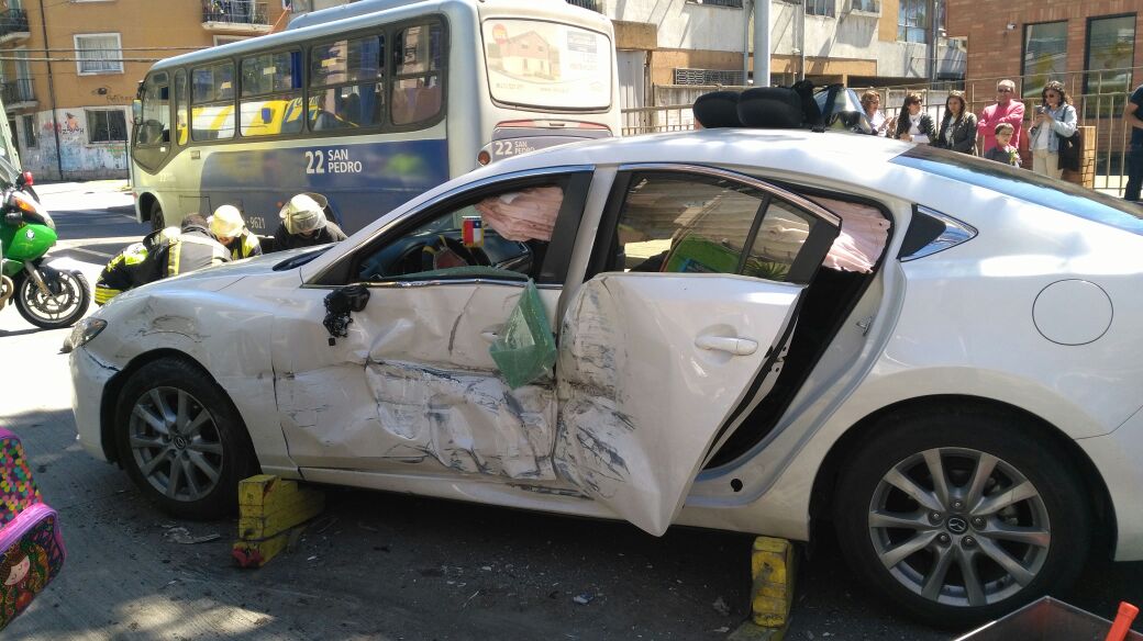 Accidente de tránsito en sector céntrico de Concepción