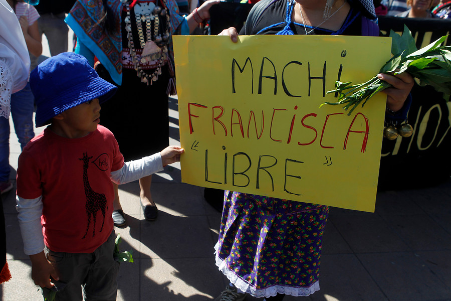 Marcha a favor de Francisca Linconao |  Cristobal Escobar | Agencia UNO