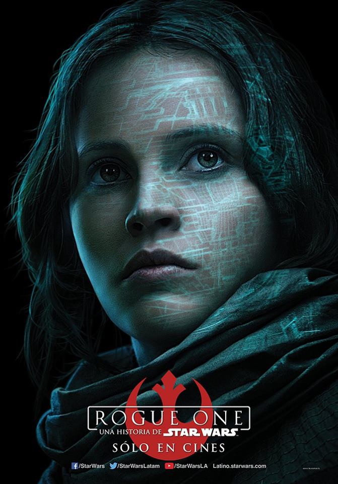 Revelan pósters individuales de personajes de "Star Wars: Rogue One"