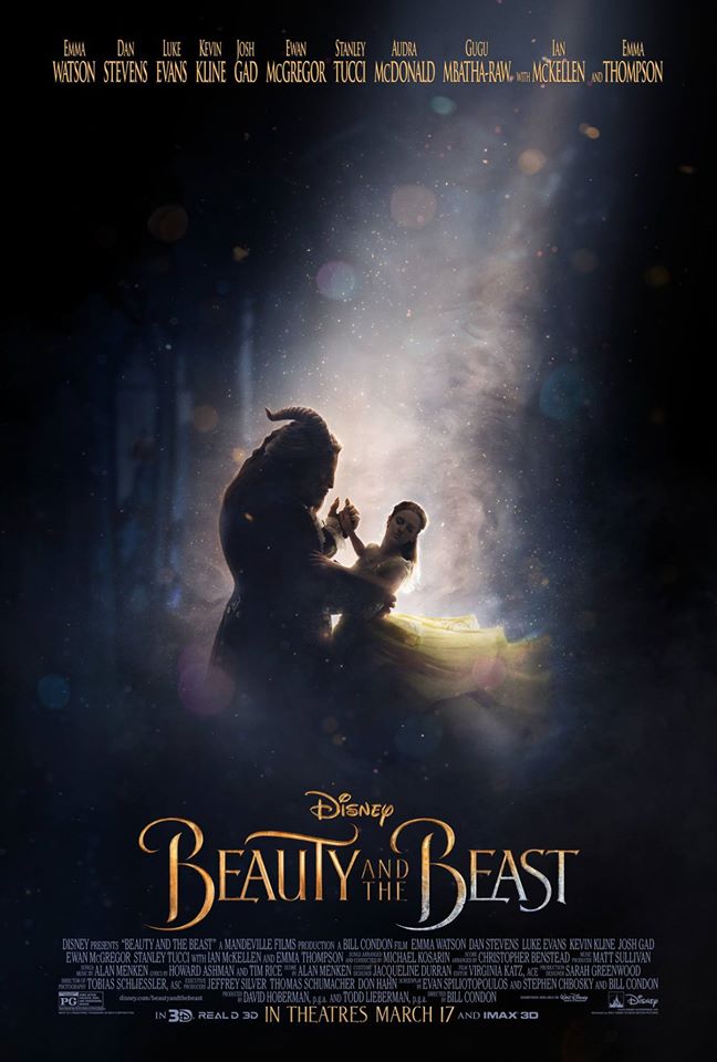 Emma Watson comparte nuevo póster de "La bella y la bestia"