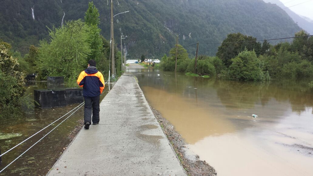 
Monitorean Alerta Amarilla por intensas lluvias en región de Aysén