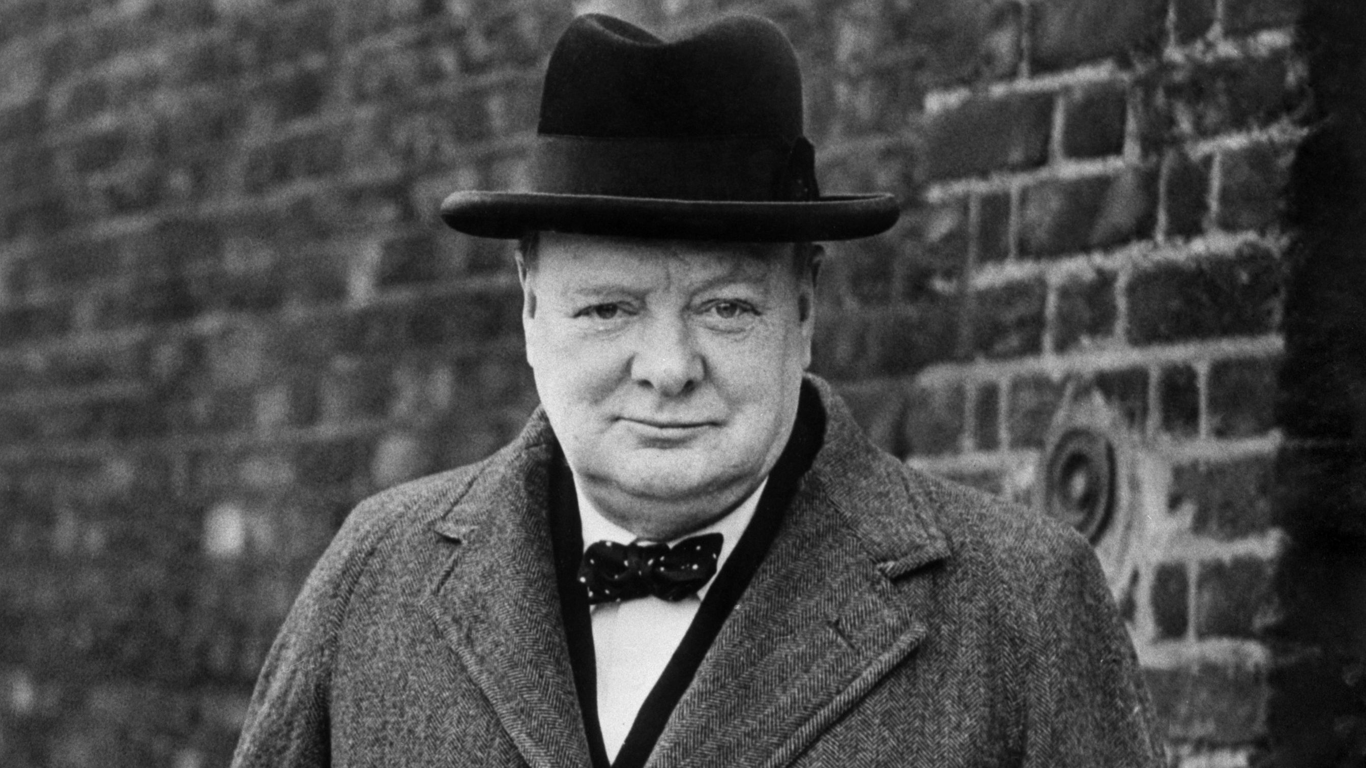 Imagen histórica de Winston Churchill, líder del Reino Unido