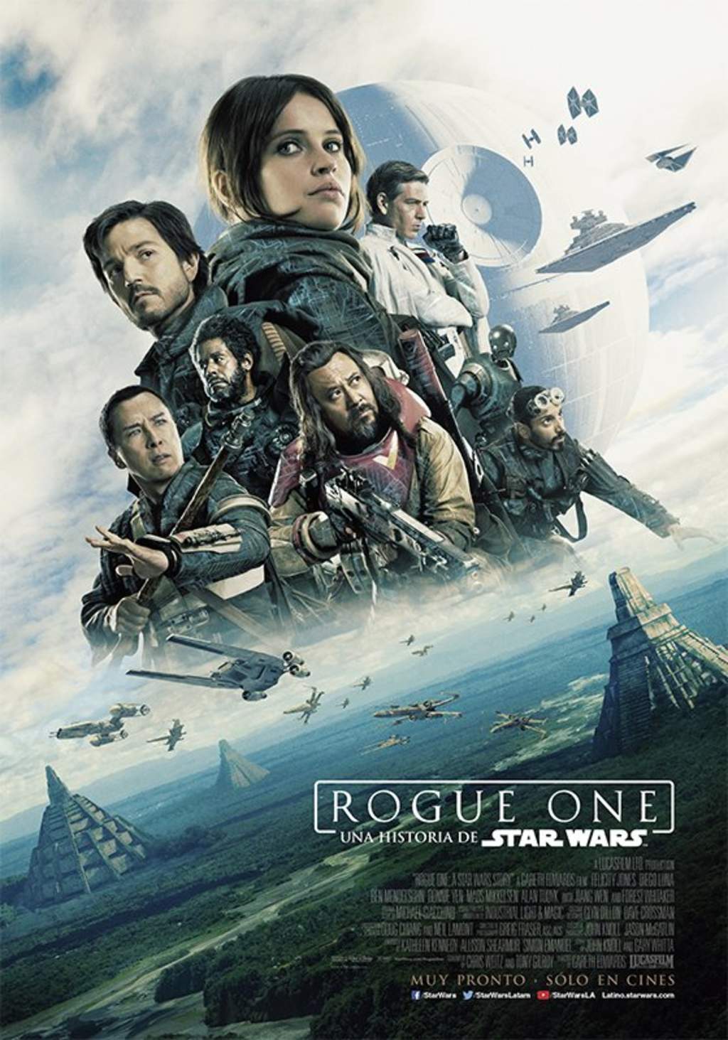 Lanzan pósters en español de "Rogue One, una historia de Star Wars"