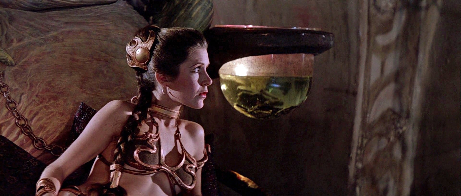 Carrie en "El regreso del Jedi"