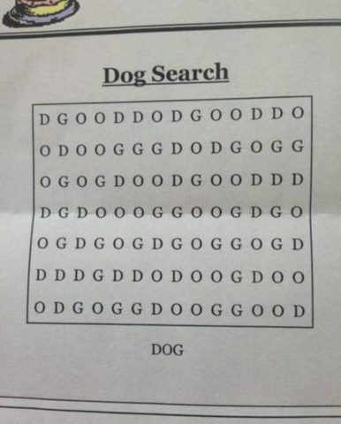 Puzzle dog