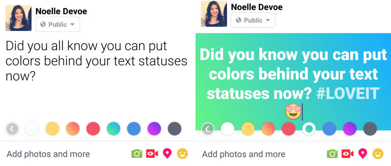 Ahora puedes poner fondos de colores en los estados en Facebook (sólo para Android)