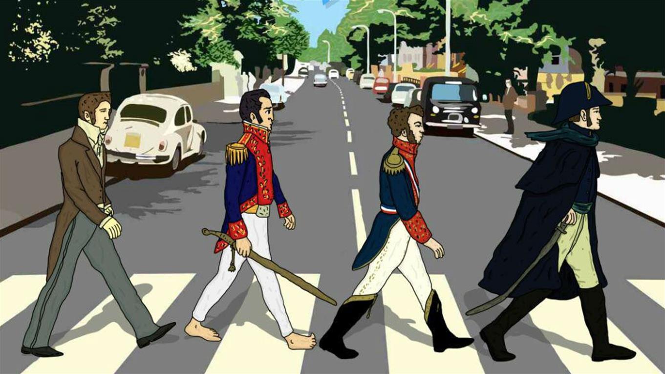 La postal "a lo Beatles" | lanacion.com.ar 