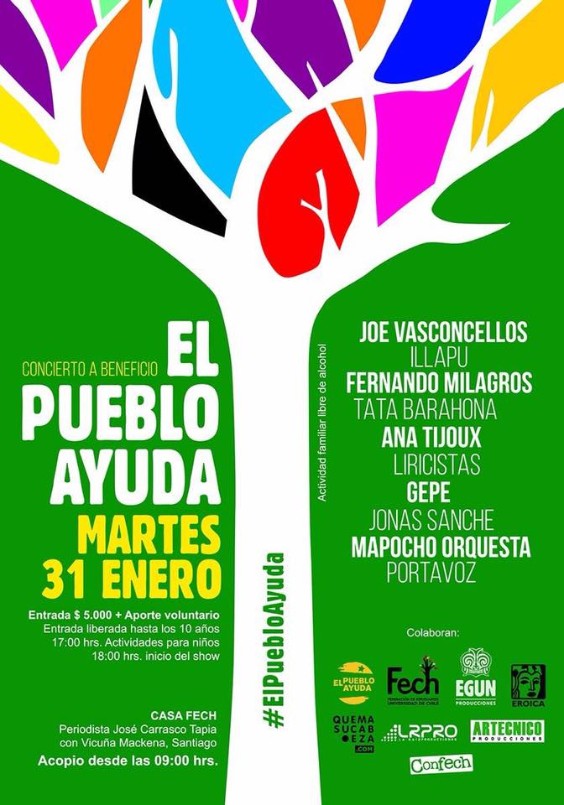 Afiche de #ElPuebloAyuda