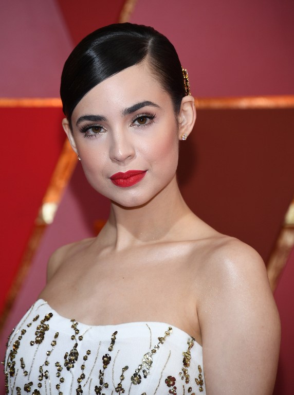 HOLLYWOOD, CA - FEBRUARY 26: Actor Sofia Carson attends the 89th Annual Academy Awards at Hollywood & Highland Center on February 26, 2017 in Hollywood, California. Kevork Djansezian/Getty Images/AFP