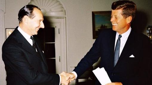 John Kennedy y David Ormsby Gore