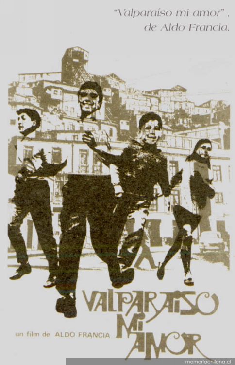 Afiche de Valparaíso, mi amor | memoriachilena.cl