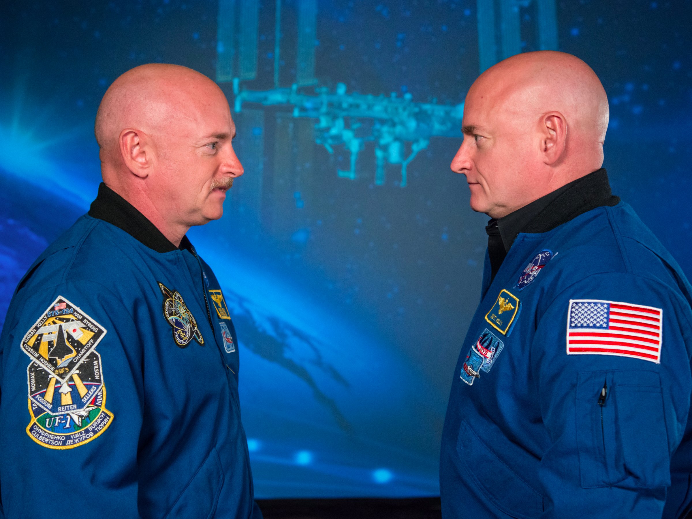 Mark y Scott Kelly en enero de 2015 | NASA