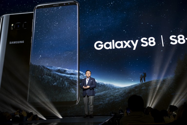 Presentación del Samsung Galaxy S8 | TIMOTHY A. CLARY / AFP