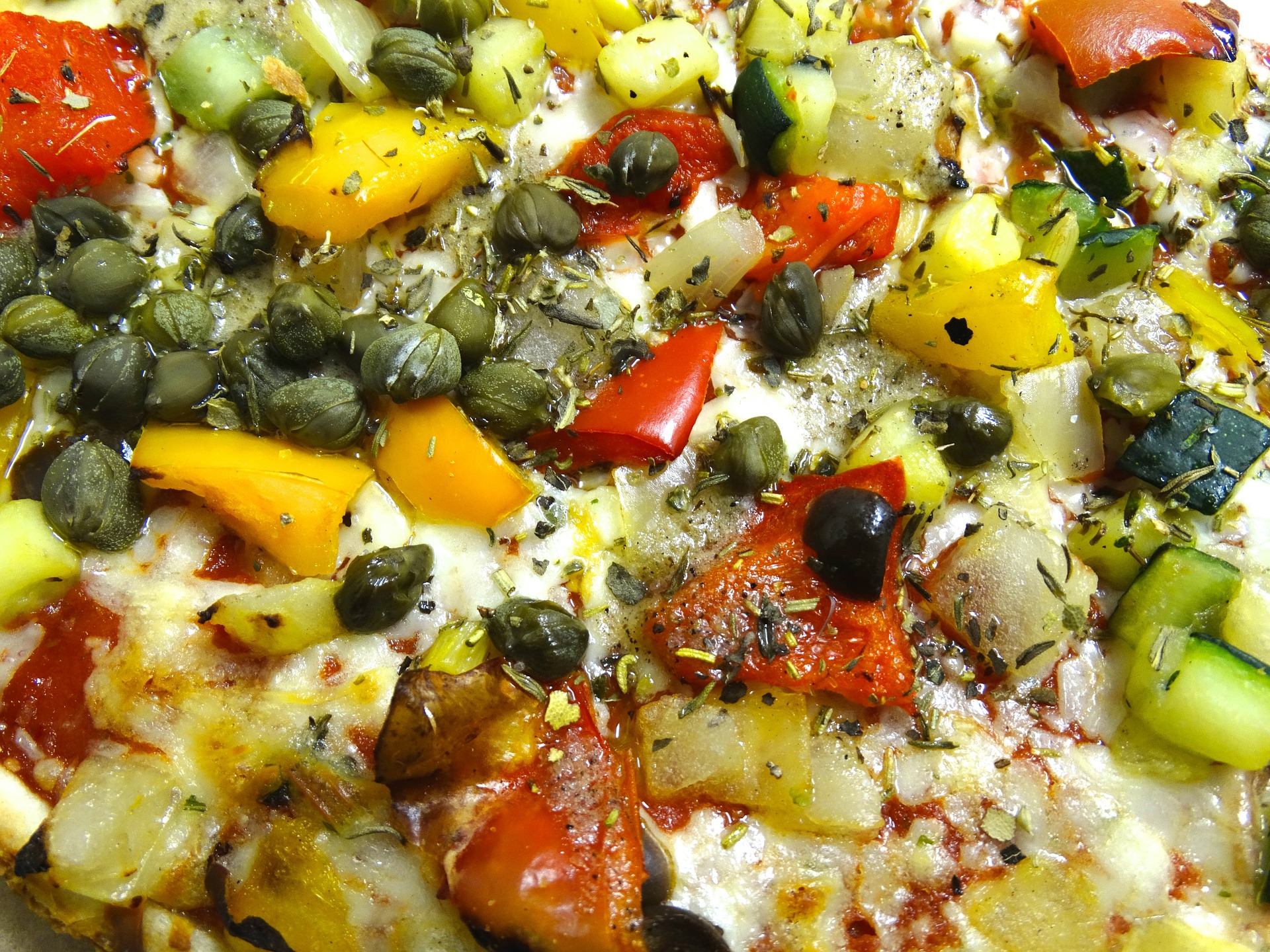 Pizza con vegetales | CC0