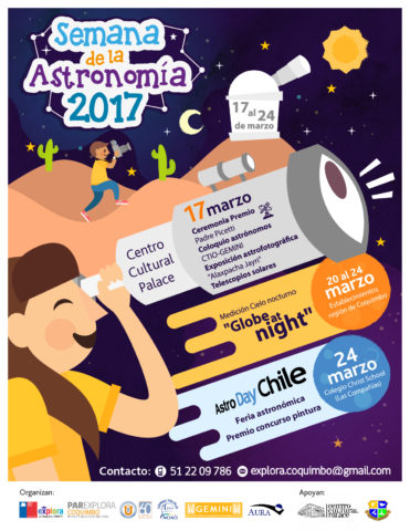 Afiche Semana de la Astronomía