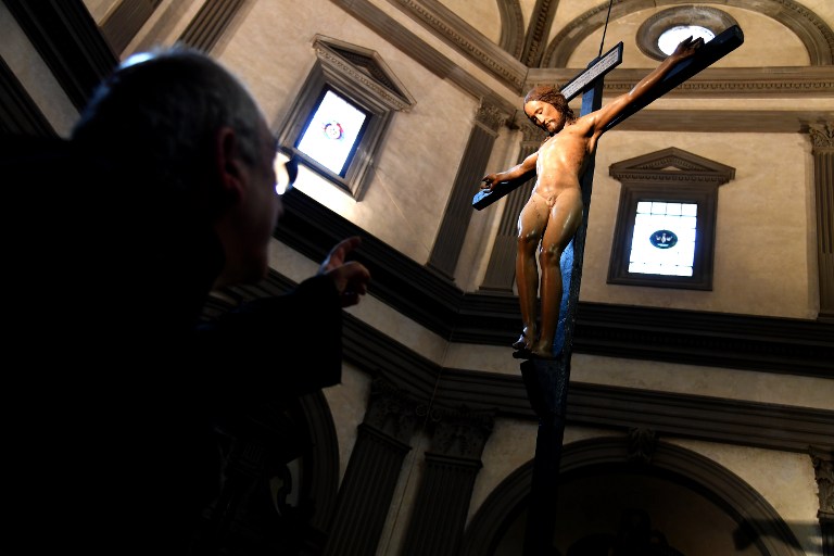 El crucifijo | Agencia AFP | Alberto Pizzoli