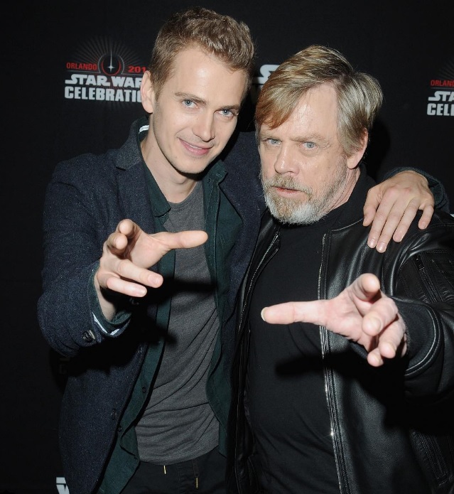 reloj principio código Anakin y Luke Skywalker se reúnen en épica foto durante Star Wars  Celebration | TV y Espectáculo | BioBioChile