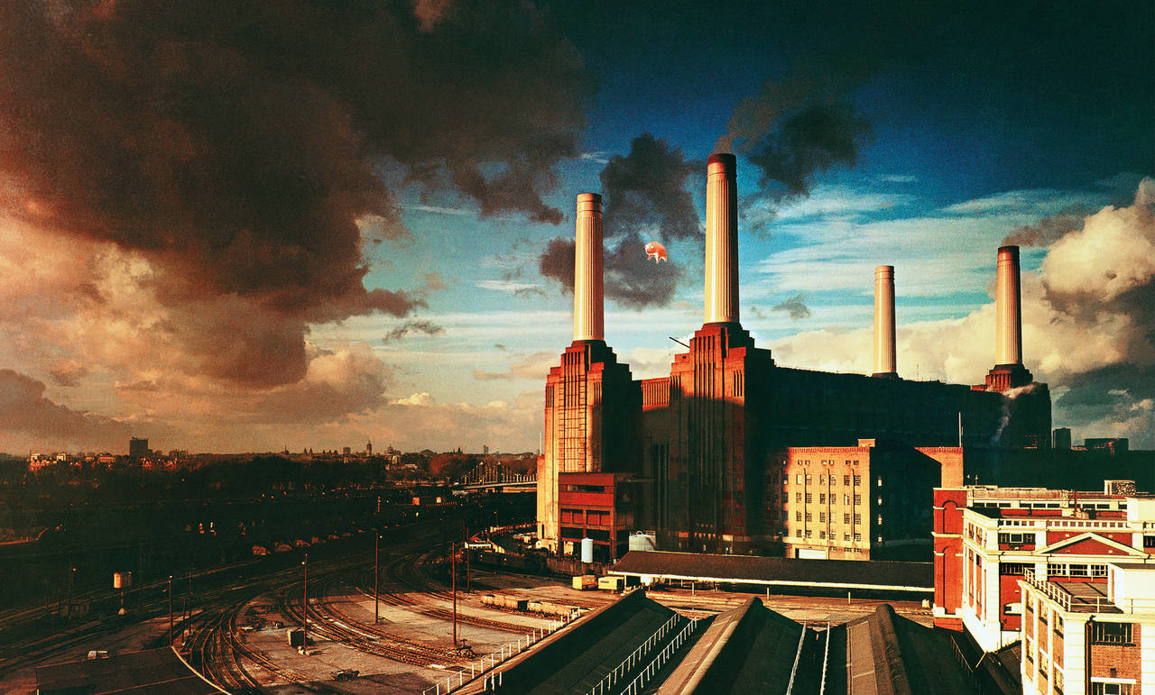 Imagen del disco "Animals" de 1977, diseñada por Roger Waters | vam.ac.uk