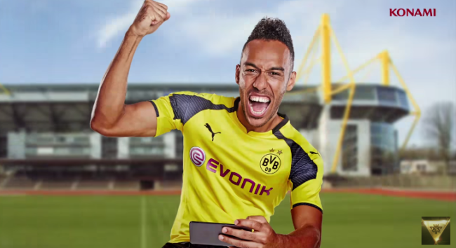 Jugador del Borussia Dortmund probando PES 2017 para smartphones - PES | Youtube