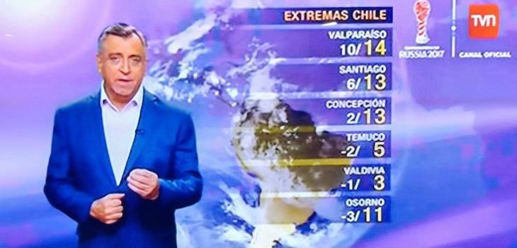 Iván Torres, Meteorólogo de TVN –
 Manuel Ignacio Caviedes | Facebook