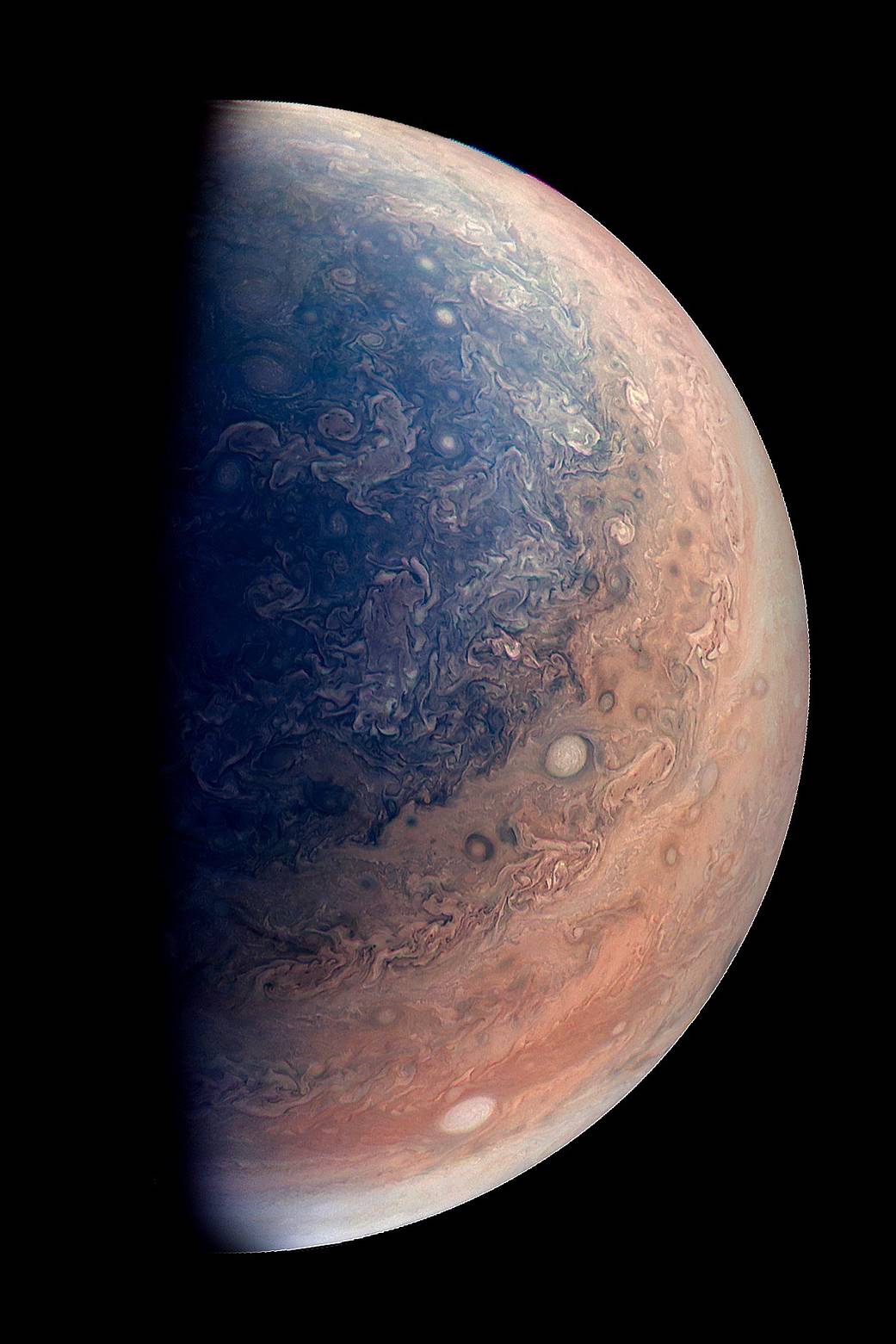 Júpiter, captado por Juno en diciembre de 2016 | NASA