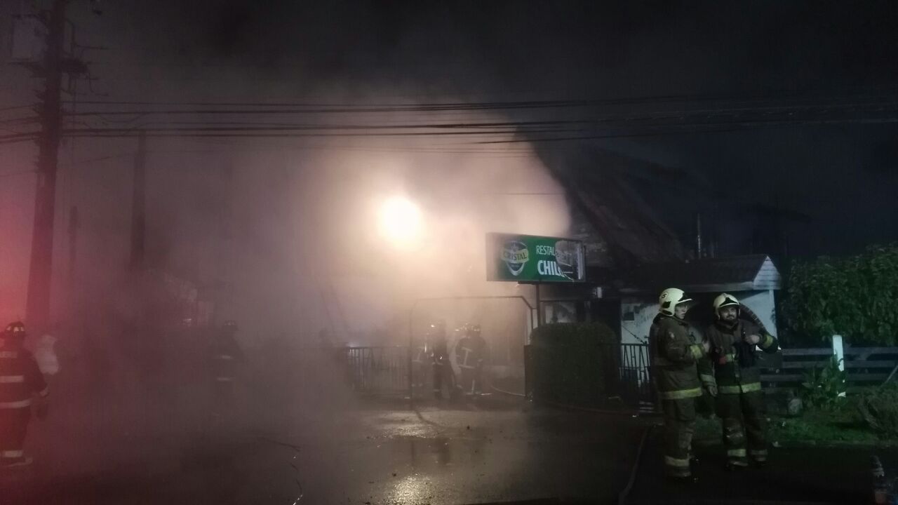 Incendio Restaurant Chiloé | Carlos Martínez (RBB)