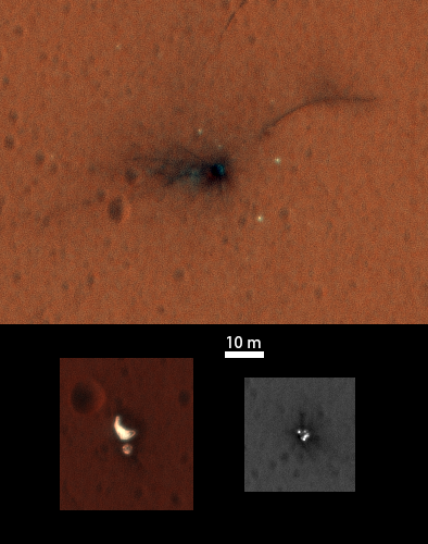Impacto de Schiaparelli en Marte