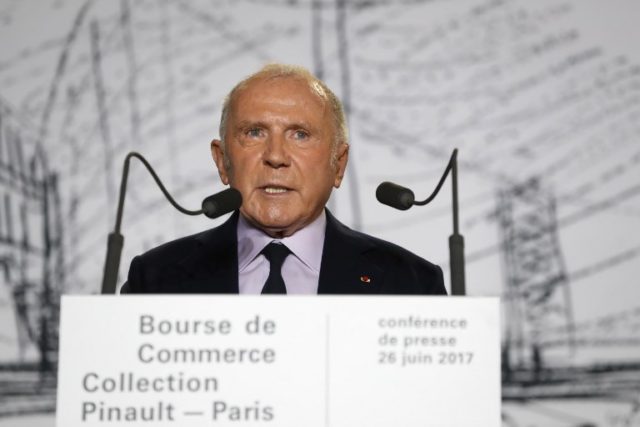 Francois Pinault anunciando la construcción del nuevo museo en París - PATRICK KOVARIK | AFP PHOTO