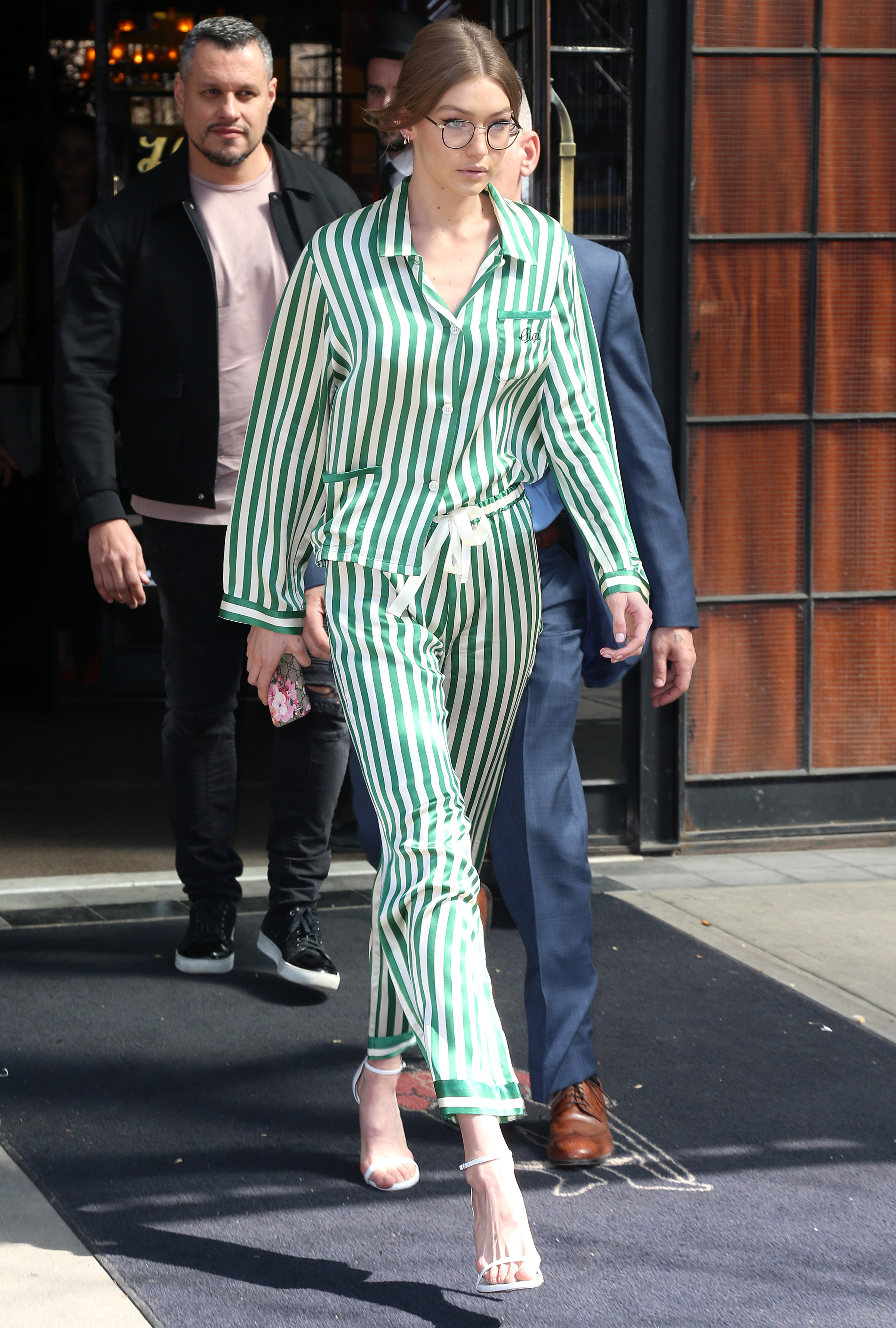 Gigi Hadid  seen leaving The Bowery Hotel in New York City.