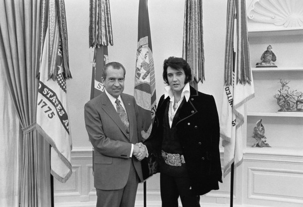 Richard Nixon y Elvis Presley
