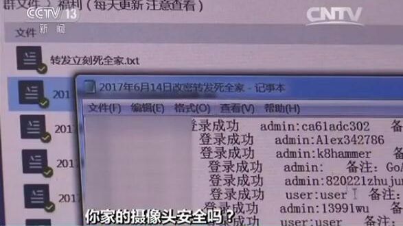 Ejemplo de una lista de usuarios y contraseñas gratuitas de webcams - Mashable | Weibo