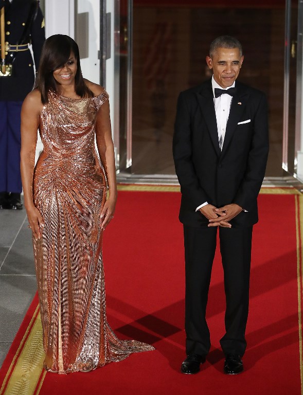 Michelle y Barack Obama en octubre de 2016 