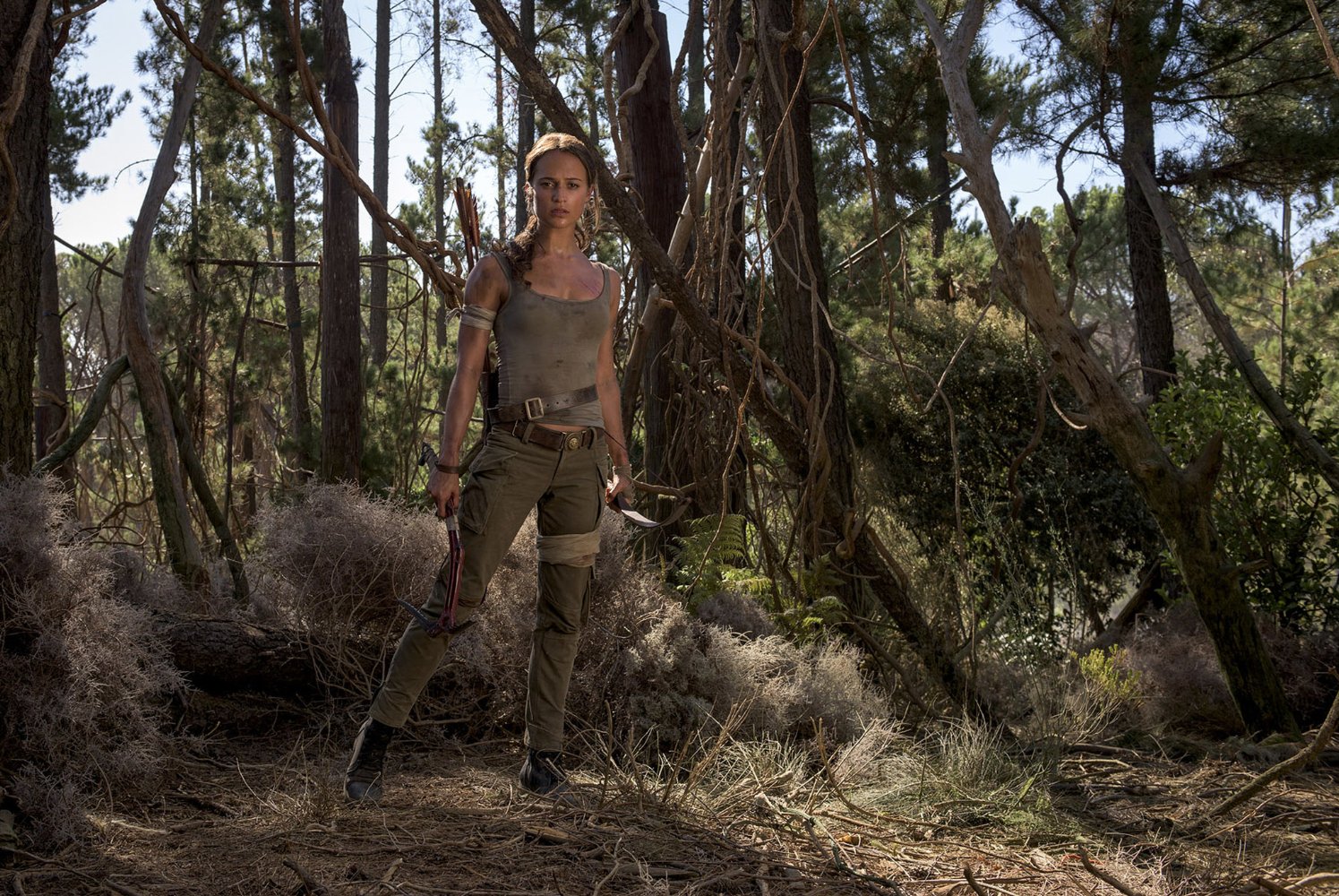 Alicia Vikander como Lara Croft en "Tomb Raideer"