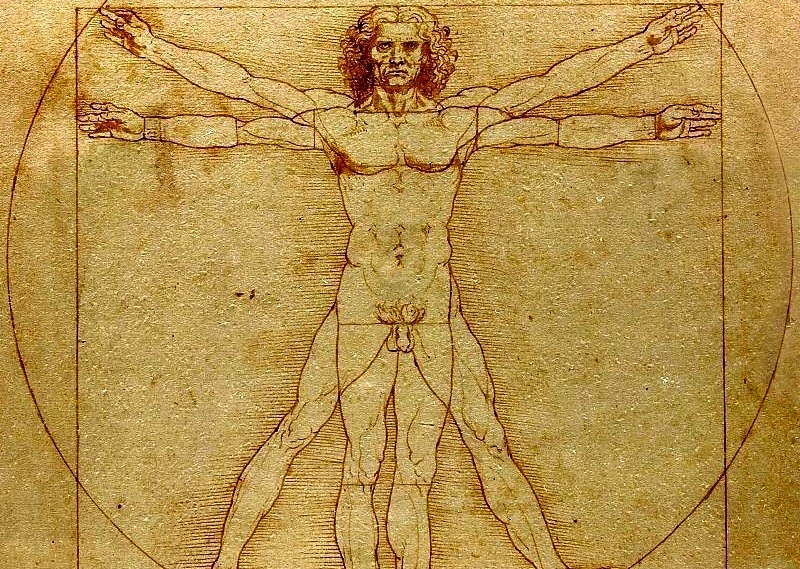Hombre de Vitruvio | Leonardo Da Vinci