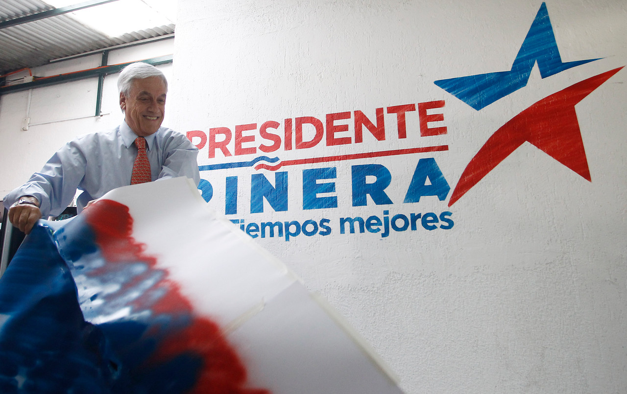 Piñera y su stencil