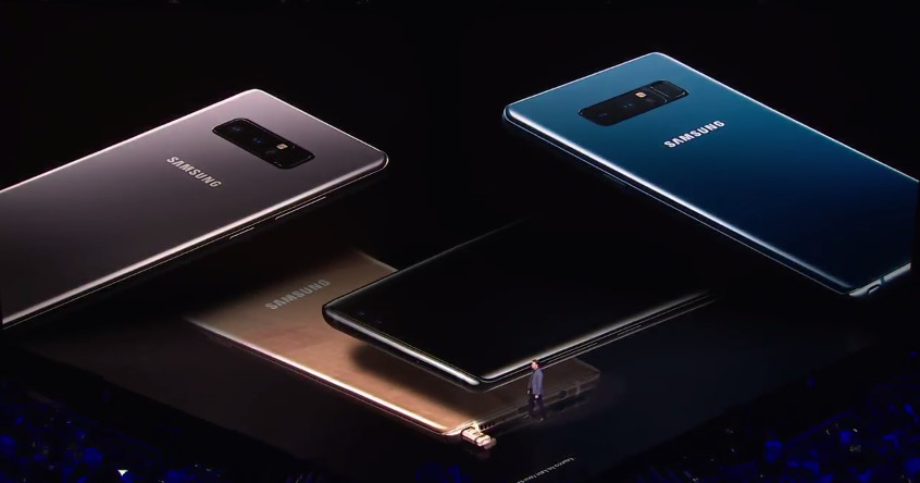 Colores del Samsung Galaxy Note 8