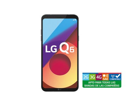 LG Q6 Negro 5,5" Negro Liberado | Paris