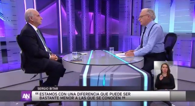 Bitar: "Estamos con una diferencia que puede ser bastante menor a lo que se está diciendo"