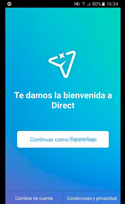 Captura | Direct for Instagram