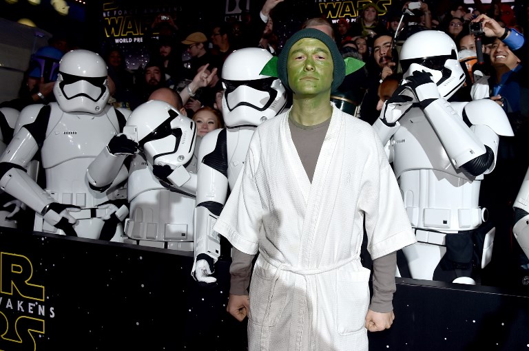 Joseph Gordon-Levitt en el estreno de "Star wars: El despertar de la Fuerza" en 2015 | Alberto E. Rodríguez | Getty Images for Disney | AFP