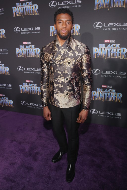 Chadwick Boseman en la premiere de "Pantera Negra" en Los Angeles, EEUU | Jesse Grant | Getty Images for Disney | AFP