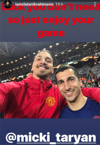 Zlatan Ibrahimovic / Instagram Oficial