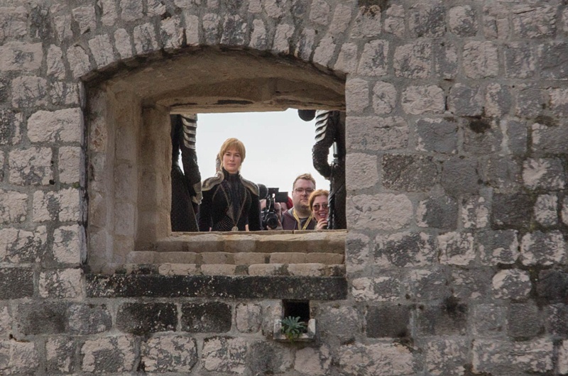 Cersei en set de filmación de Game of Thrones temporada 8 | www.dubrovniknet.hr