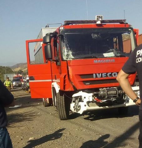 Accidente en Pelequén | Archivo | Cuerpo de Bomberos Hualqui
