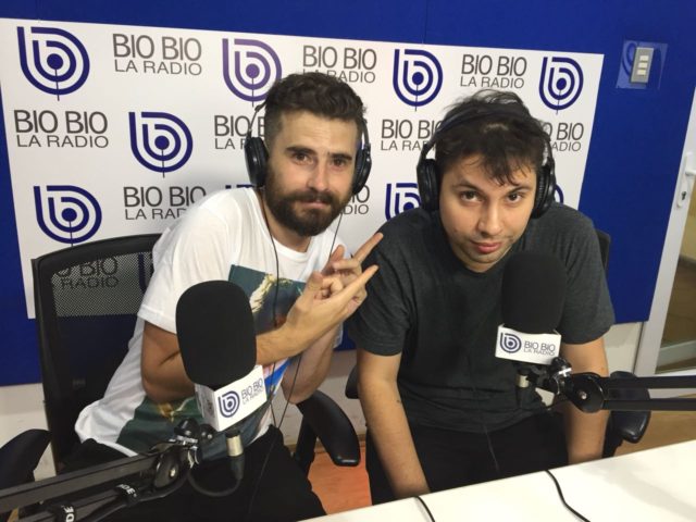 Fabrizio Copano y Fernando Sanjiao en Radio Bío Bío